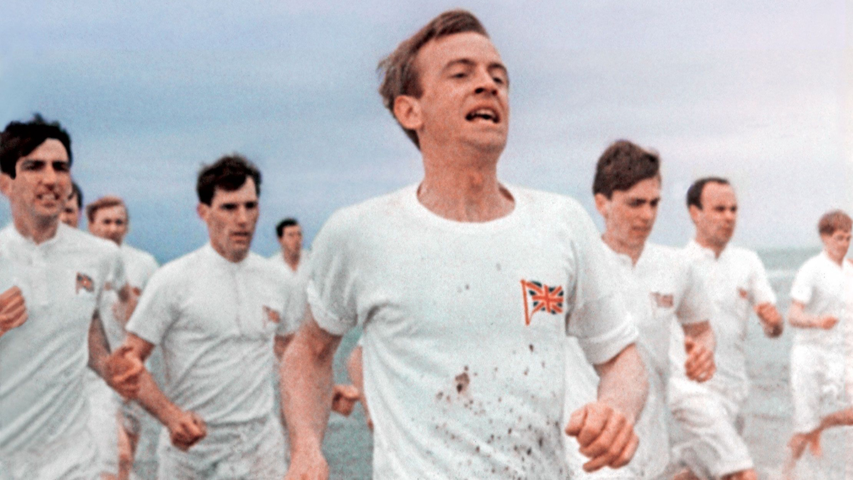 The running on the beach scene from Chariots of Fire