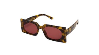 Sunglasses for round faces: Mango Tortoiseshell-effect acetate sunglasses