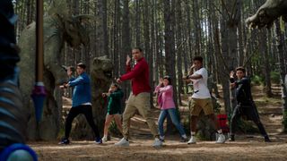 Action shots from Netflix's Power Rangers Dino Fury series