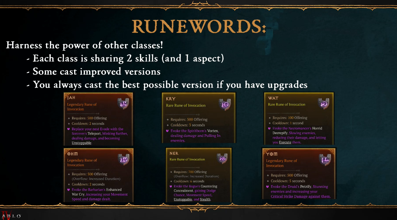 Diablo 4: Vessel of Hatred’s new runewords system will let barbarians teleport like loud, massively muscled sorcerers