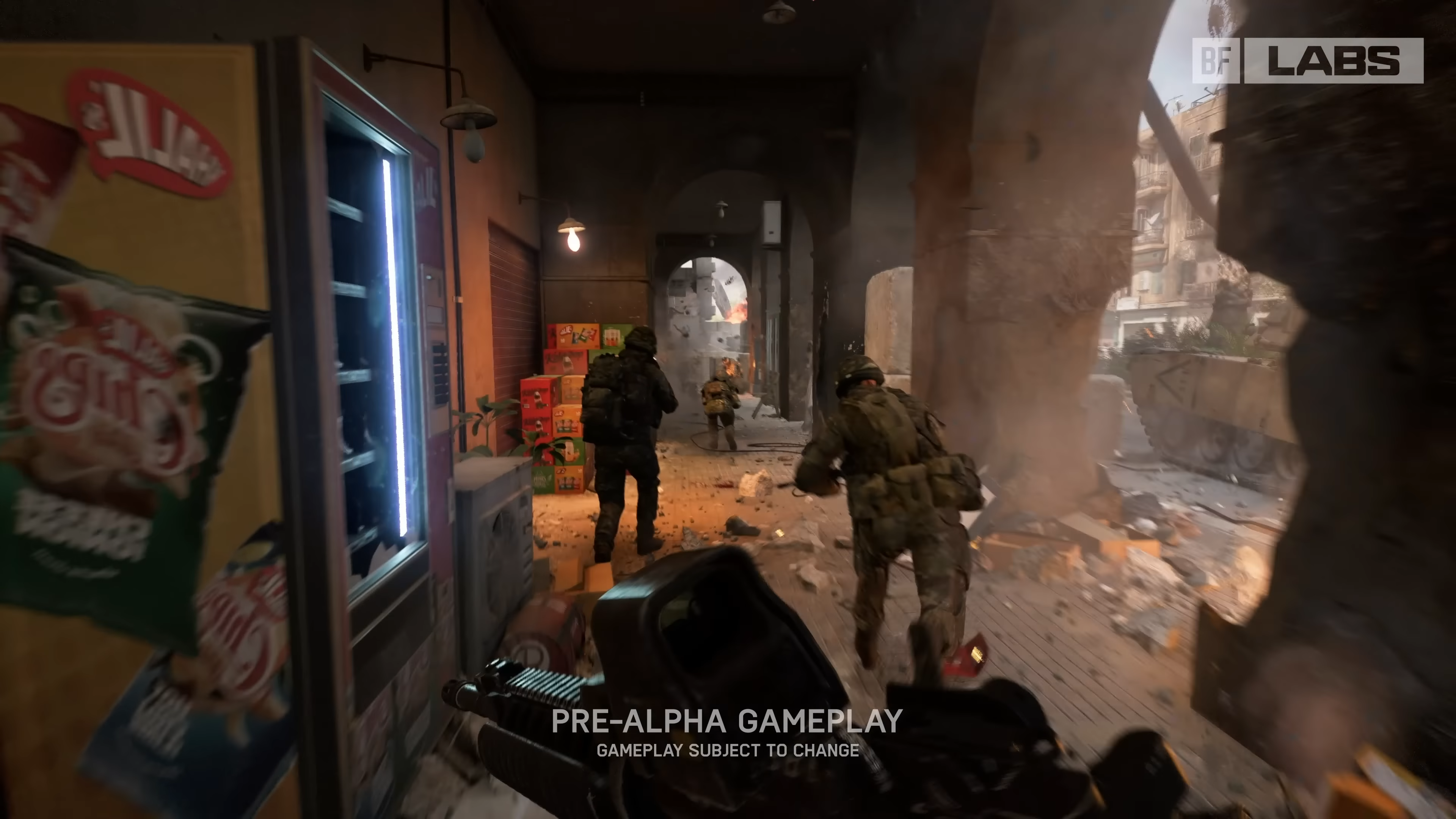 Battlefield Labs reveal video still.