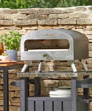 pizza oven on stand