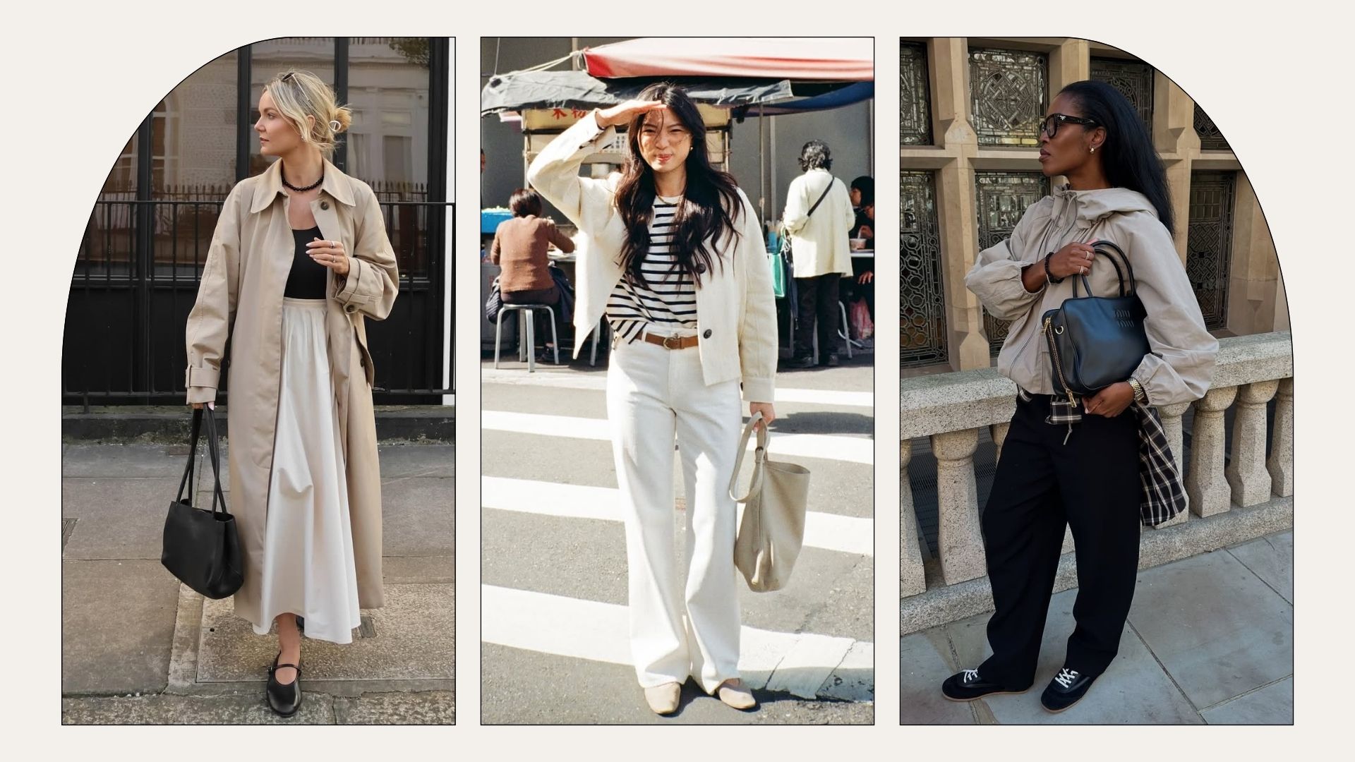 Autumn flat shoe outfits @ninaleacaine, @michellelin.lin, @nlmarilyn