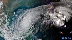 hurricane milton from space