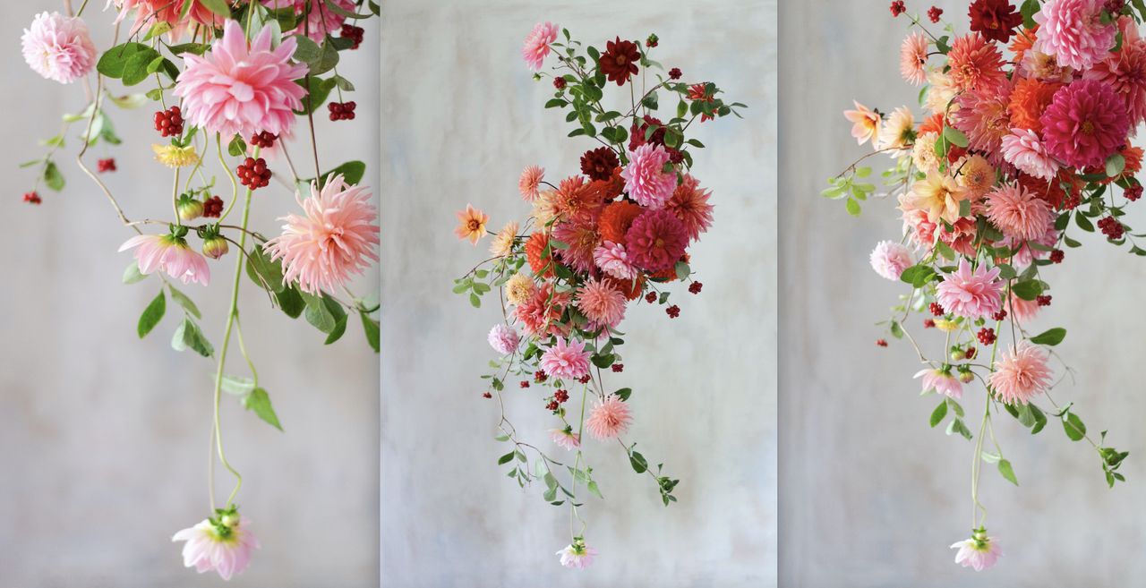 Hanging flower decor