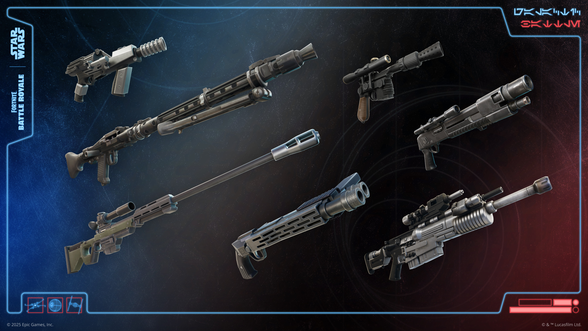 Fortnite star wars weaponry