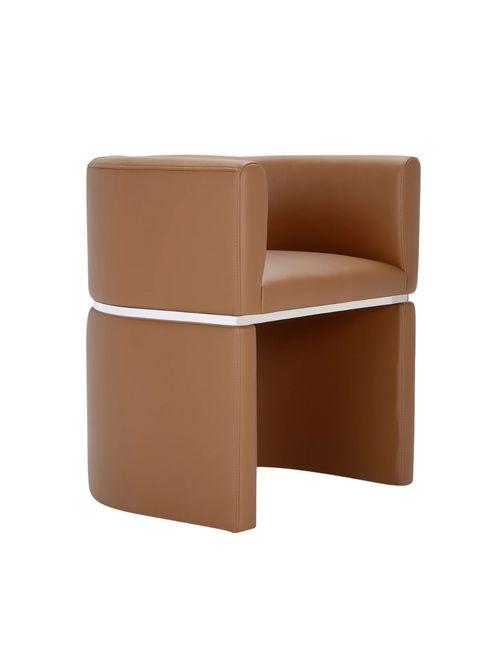 Dinah Small Brown Armchair