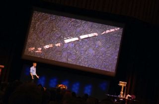 teve Squyres discusses the gypsum vein discovered by Mars rover Opportunity, another piece of the Martian water puzzle.