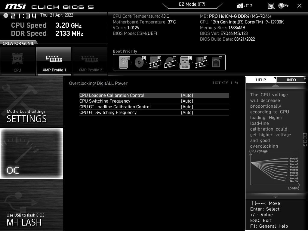MSI Pro H610M-G DDR4