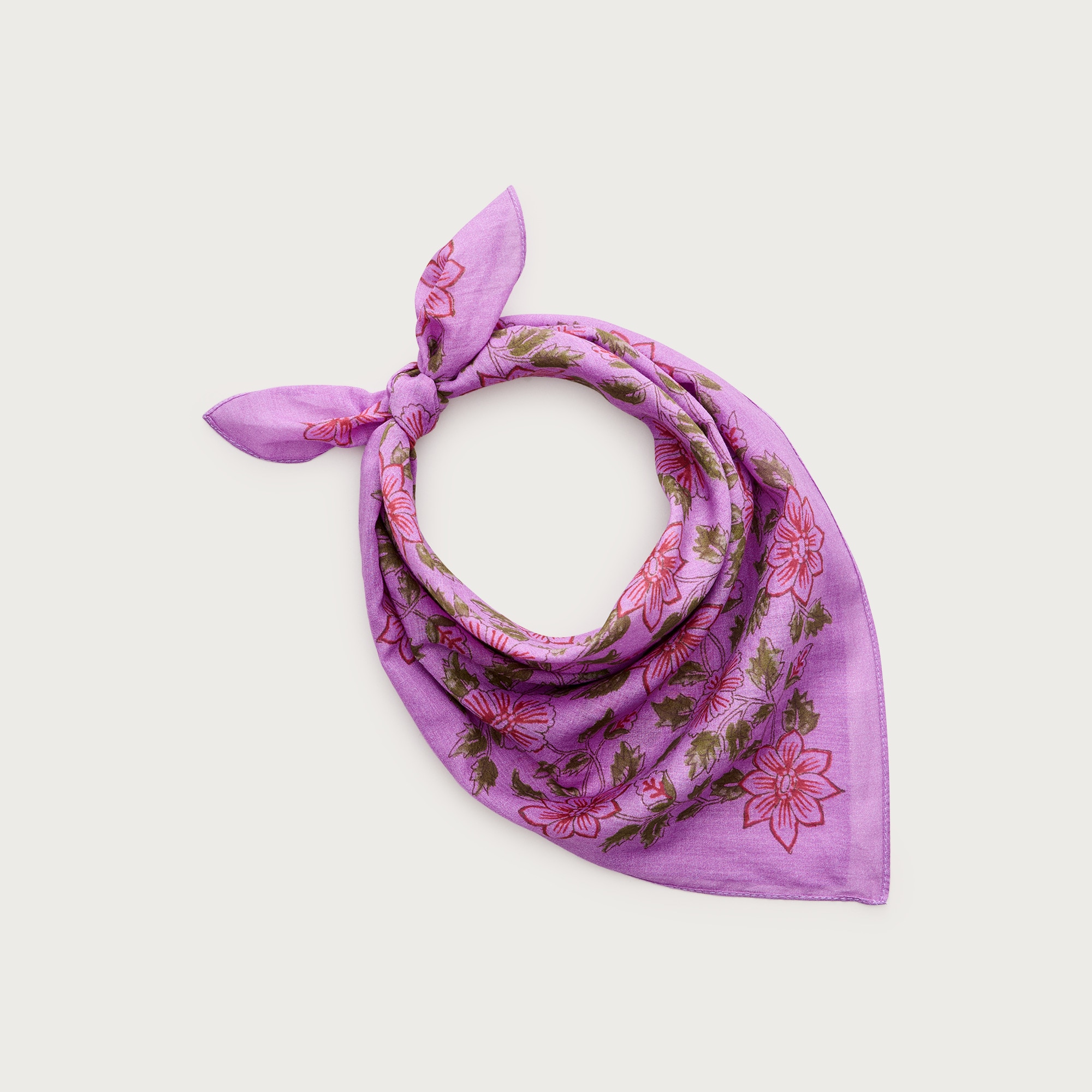 Printed Lightweight Cotton Scarf