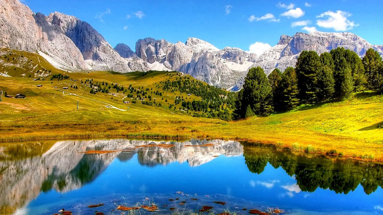 Landscape shot showing large depth of field