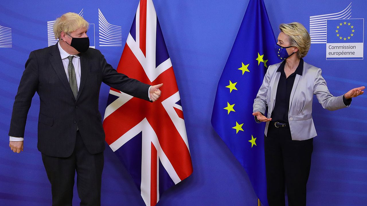 Boris Johnson &amp;amp; Ursula von der Leyen