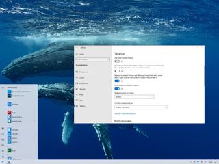 Windows 10 Taskbar Space Optimized