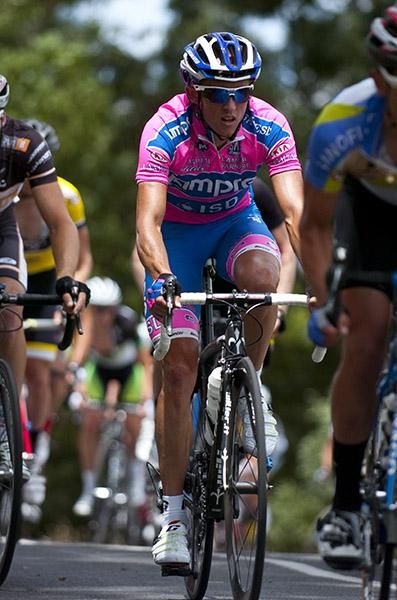 Matt Lloyd is a former national road champion here and did well to make the podium again in 2012.