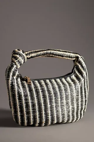 The Brigitte Satchel by Melie Bianco: Raffia Edition