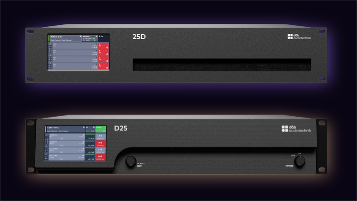 New audio solutions, including two amplifiers and software, from d&b audiotechnick.