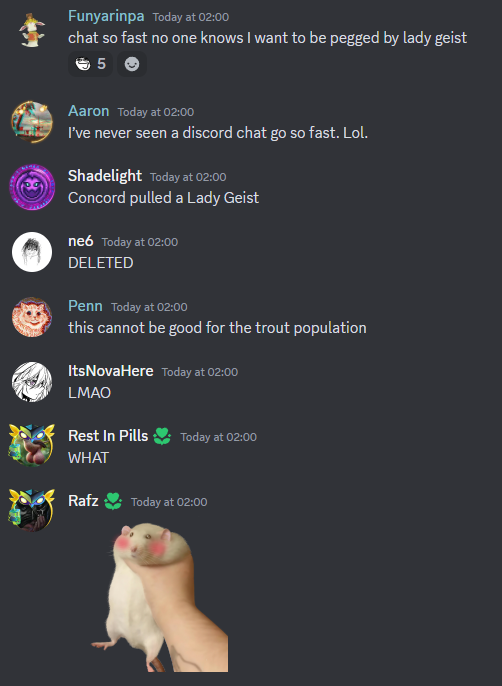 Un pícaro caótico secuestra el bot oficial de Discord de Deadlock, anuncia un cierre falso, inmediatamente acusa a los mods de mentir y sumerge el chat en la anarquía.