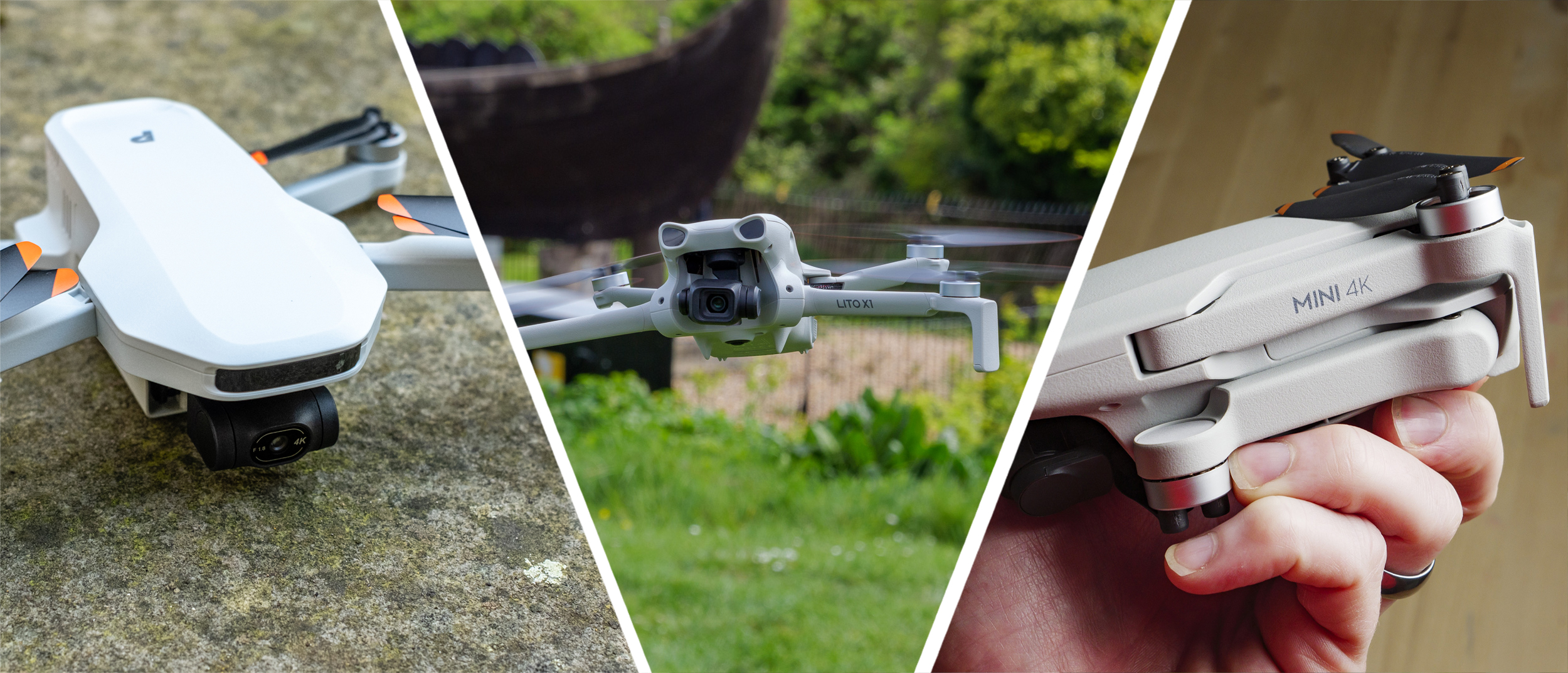 Three affordable drones