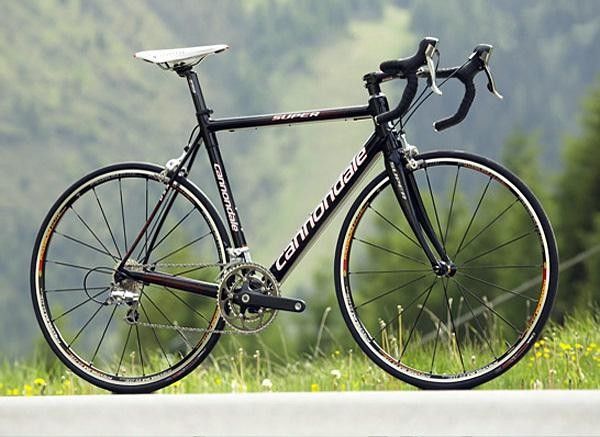 The SuperSix with Ultegra with Ksyrium Elite wheels.