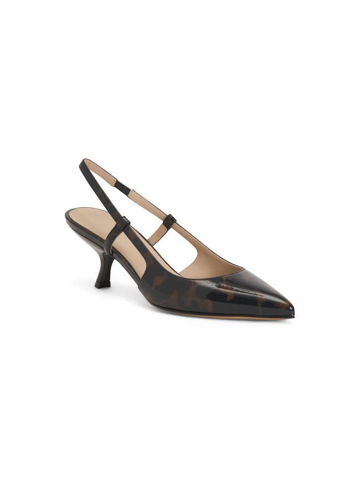 Theory, Made In Italy Patent Leather Slingback Pumps