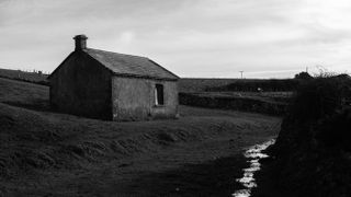 Black and white images of the Gower Landscape