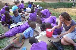 Students at KAASO in Uganda