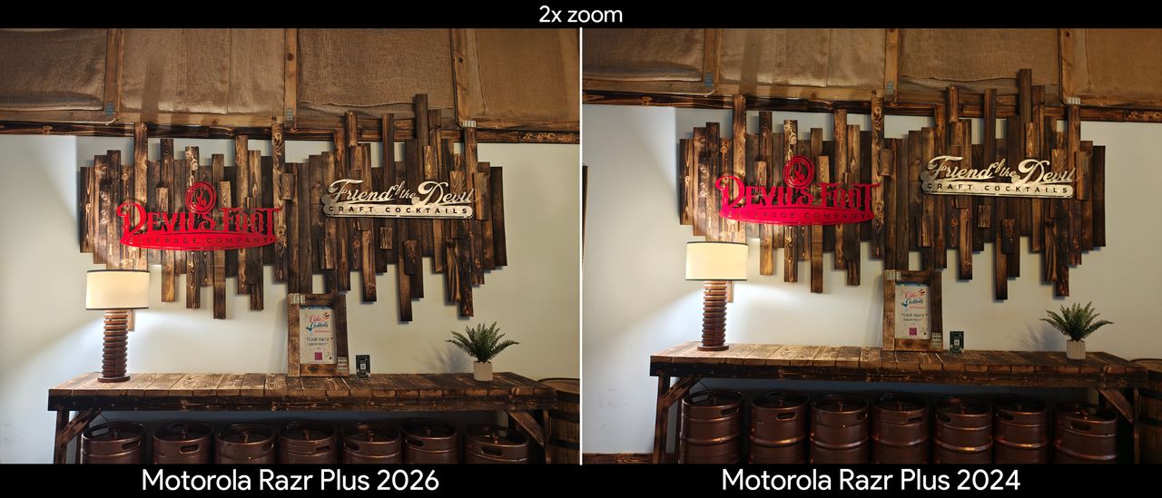 Comparing the Motorola Razr Plus 2024 vs Razr Plus 2026's cameras