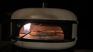 Gozney Dome S1 cooking pizza