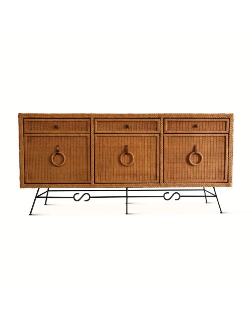 Wicker Credenza