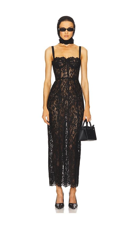 The Lace Column Dress