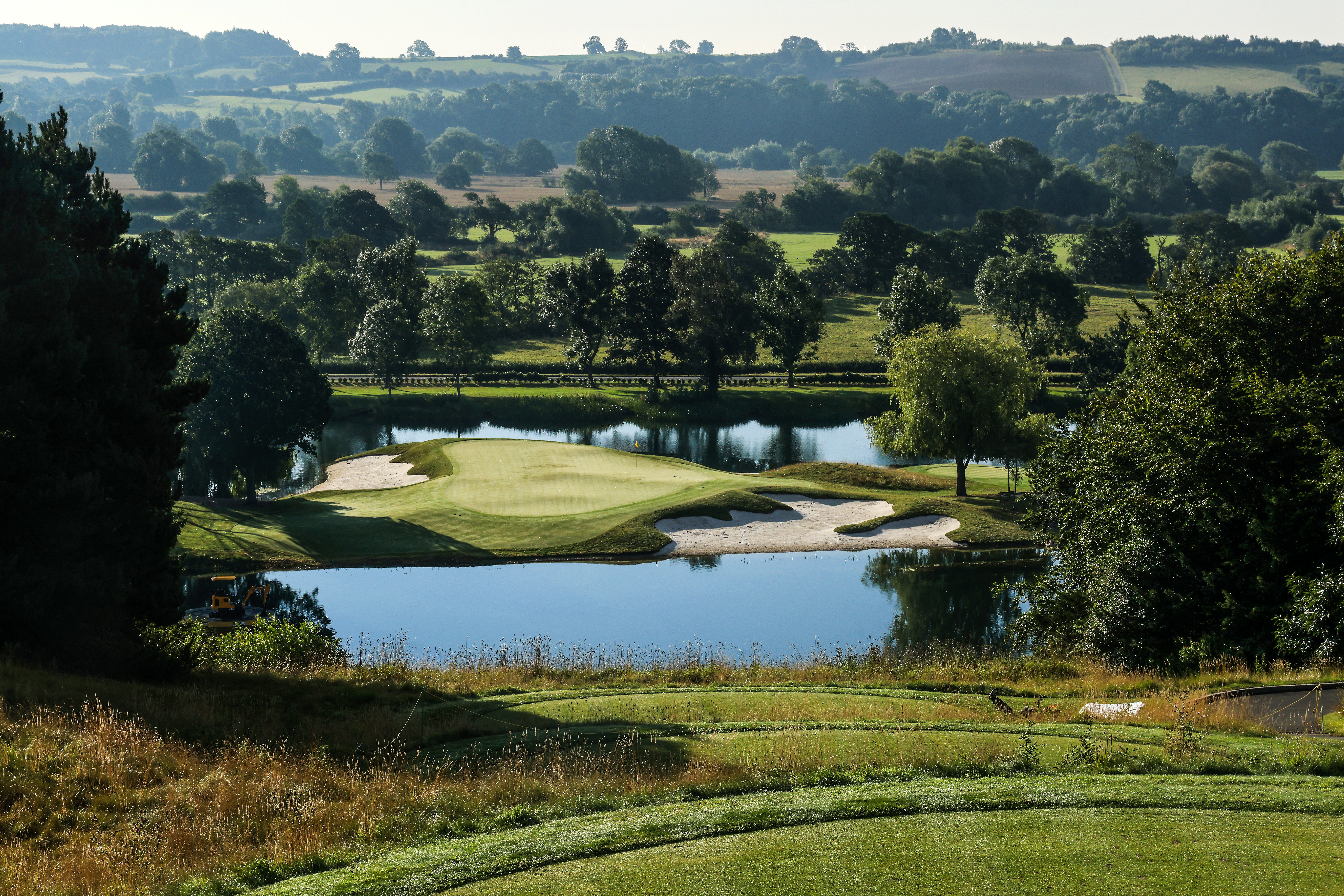 Par-3 17th hole JCB Golf & Country Club island green