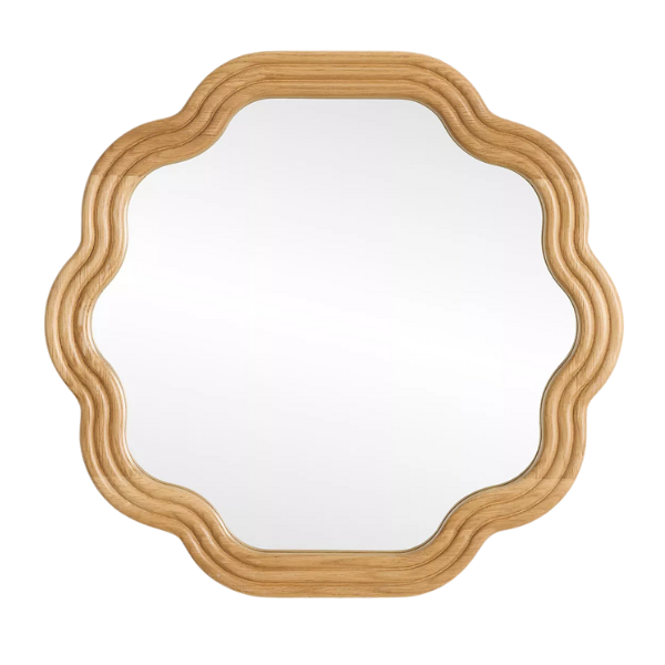 Anthropologie, The Clara Petite Scallop Wood Gallery Wall Mirror