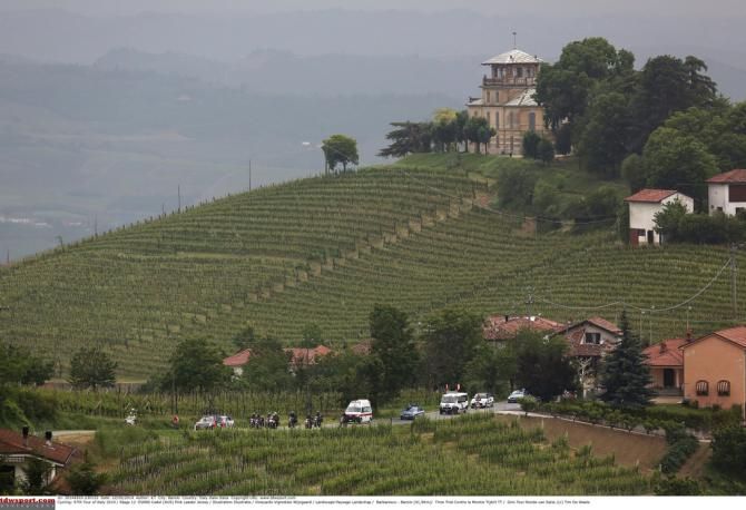 The Italian vineyards the Giro visited today