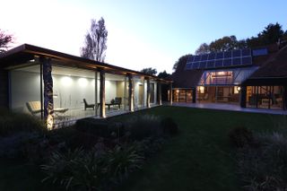 barn conversion ideas with glazed sections for natural light