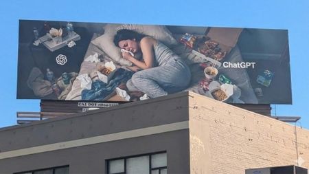 ChatGPT billboard ad