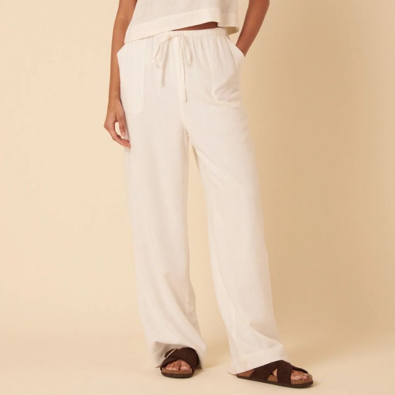 white linen trousers from Nobody's Child