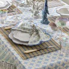 Primark blue tableware