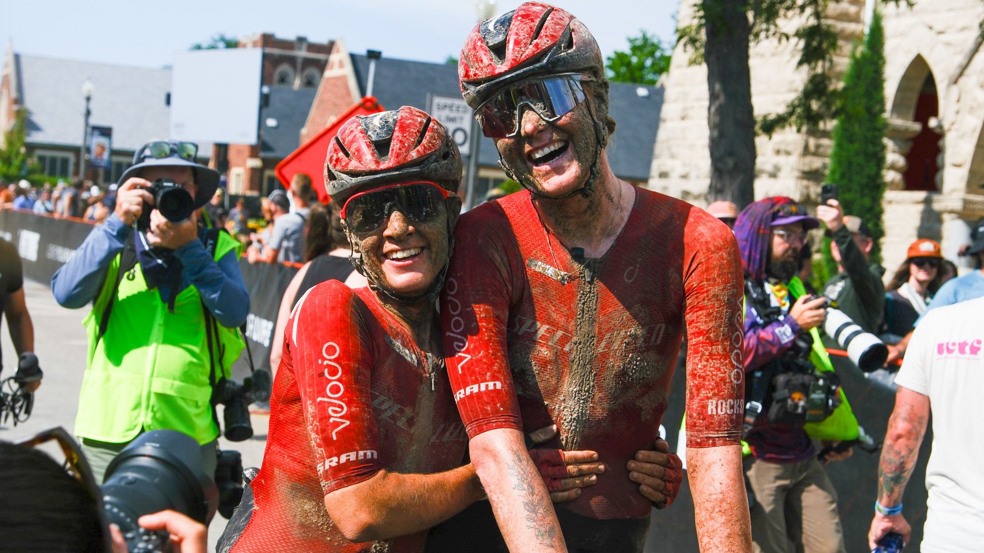 Specialized Off Road's Sofia Gomez Villafane and Geerike Schreurs