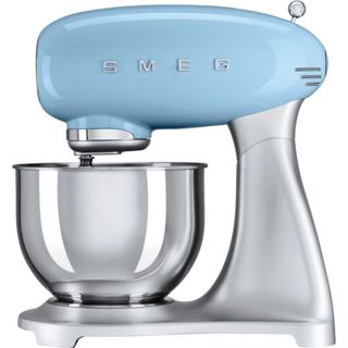 Smeg Retro Stand Mixer against a white background.