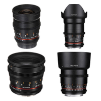 Rokinon T1.5 Cine Lens Bundle | was $2,246 | now $1,596
SAVE&nbsp;$650