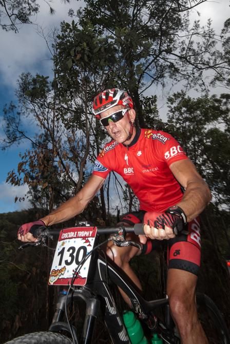 Fifth consecutive stage win for Garry James from Canberra in the 50+ category