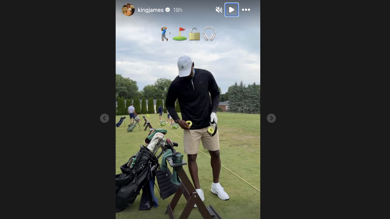 Beats headphones teased in James' Instagram account