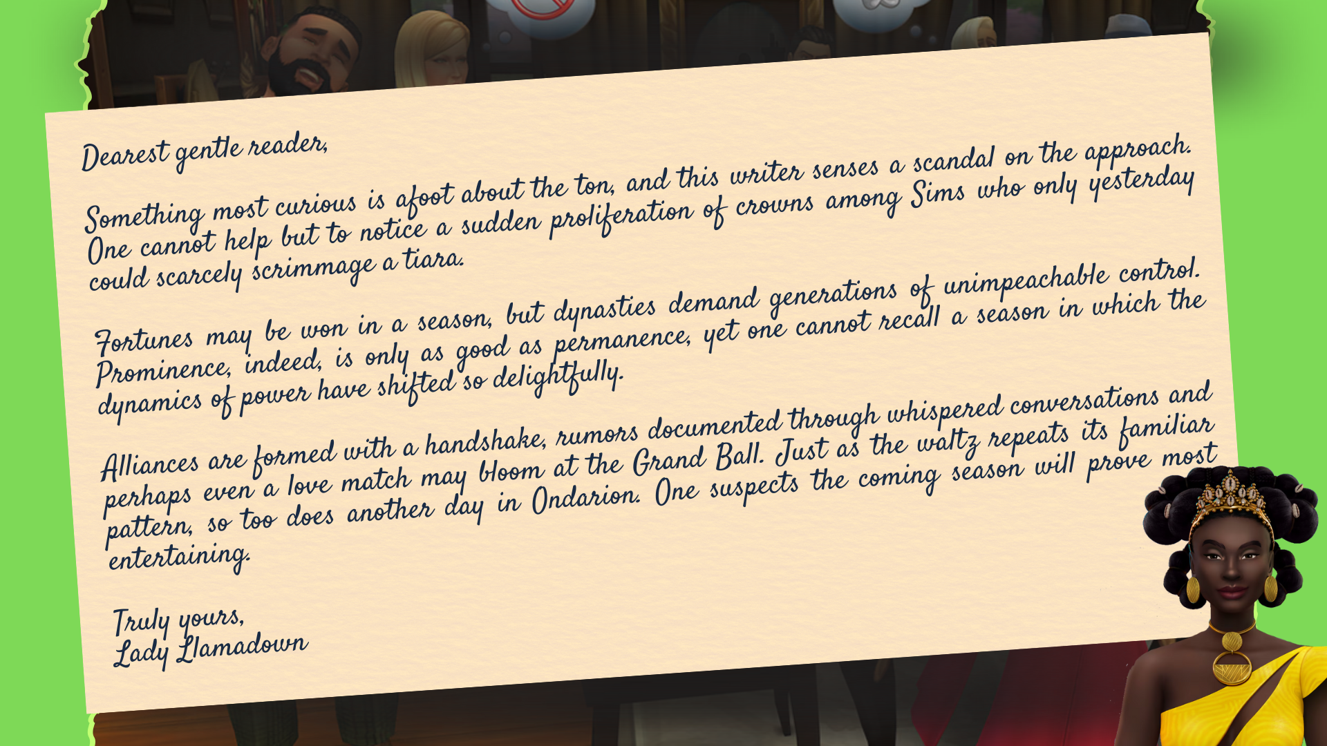 The Sims 4 Royalty and Legacy expansion pack