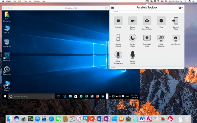 parallels toolbox sierra