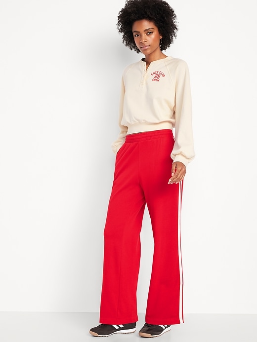 High-Waisted Socomfy Wide-Leg Sweatpants