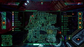 The map from the System Shock remake.