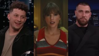 Patrick Mahomes interviewed on Jimmy Kimmel Live!, Taylor starring in Anti Hero video, Travis Kelce on Jimmy Kimmel Live!