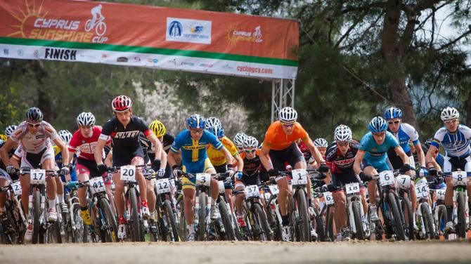 The start of the men's race