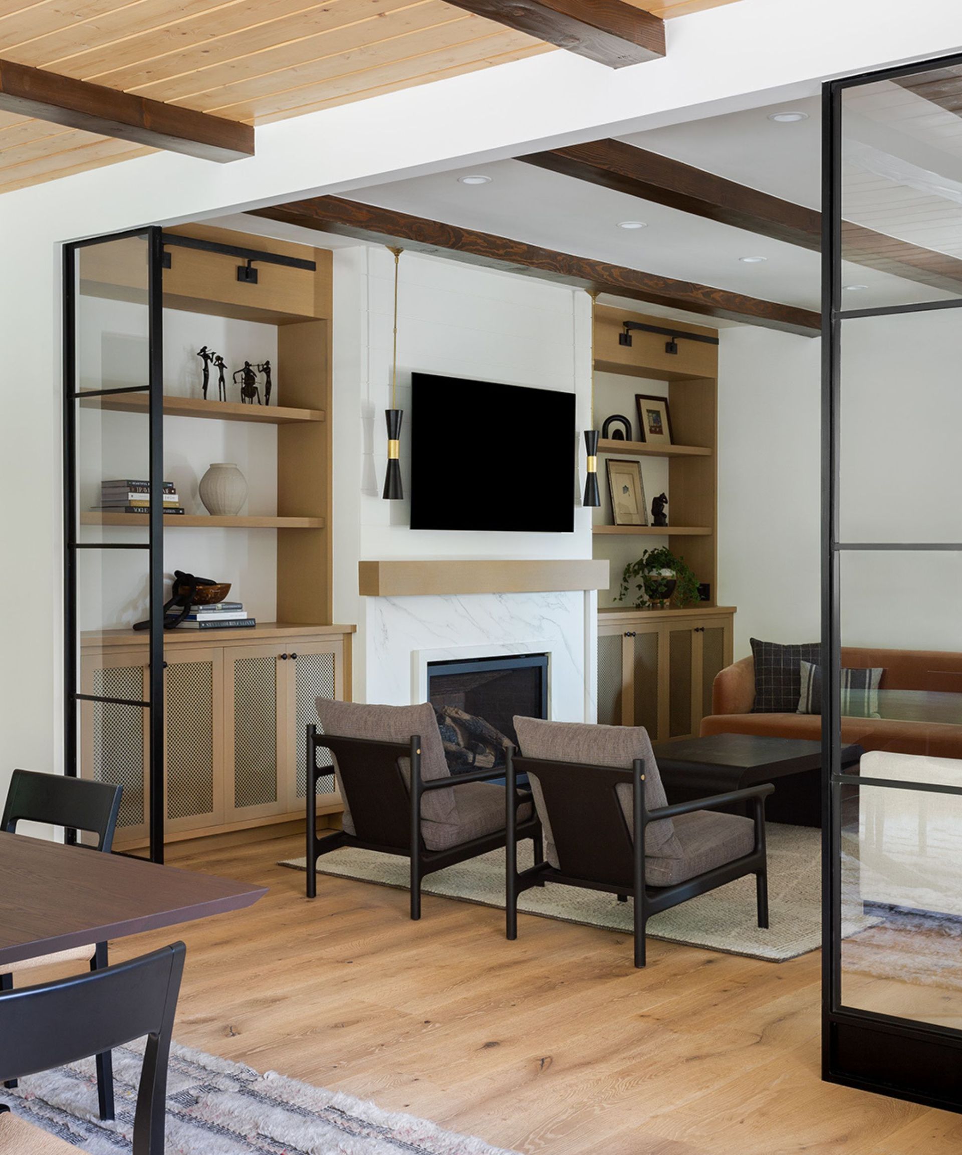 view through to family room