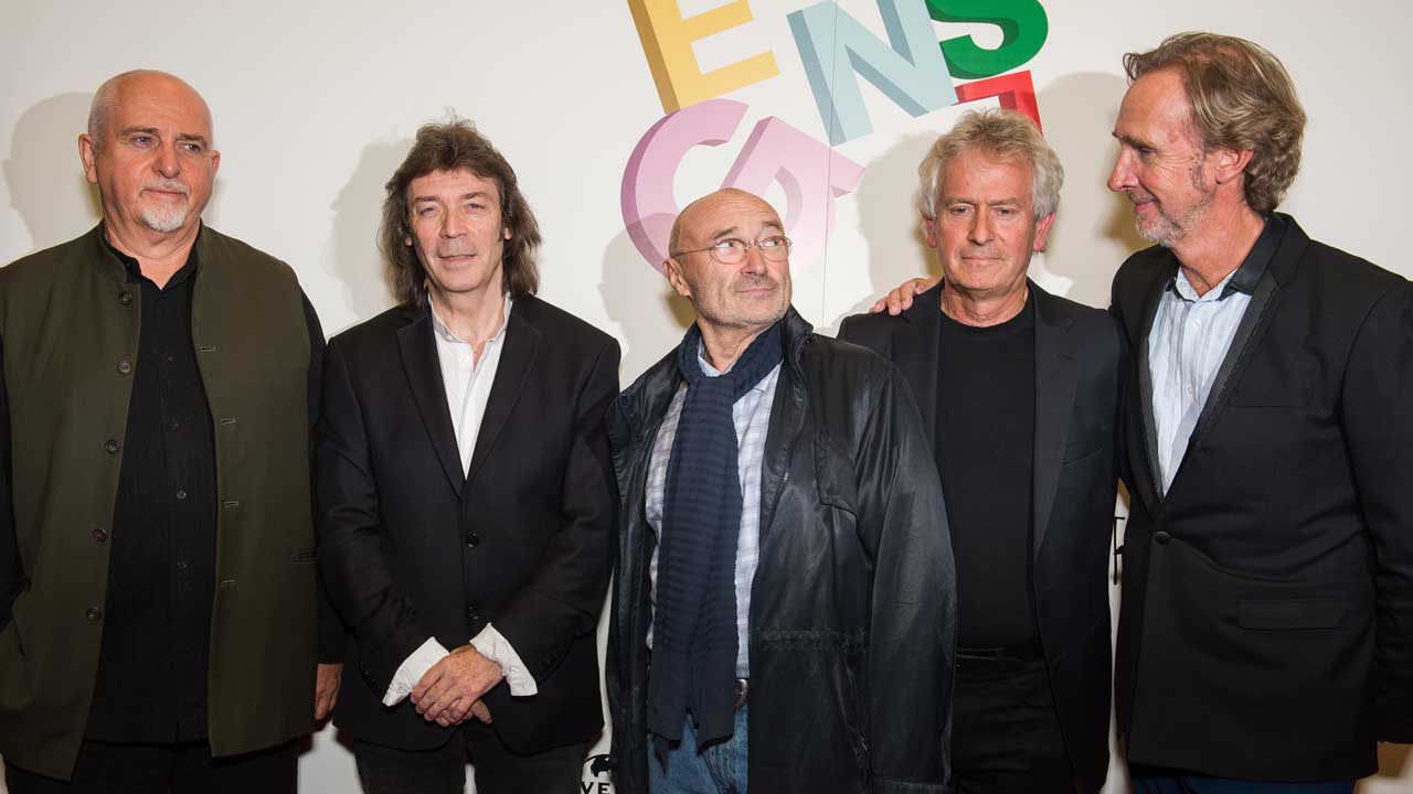 Genesis at the premiere of Genesis: Together And Apart in 2014
